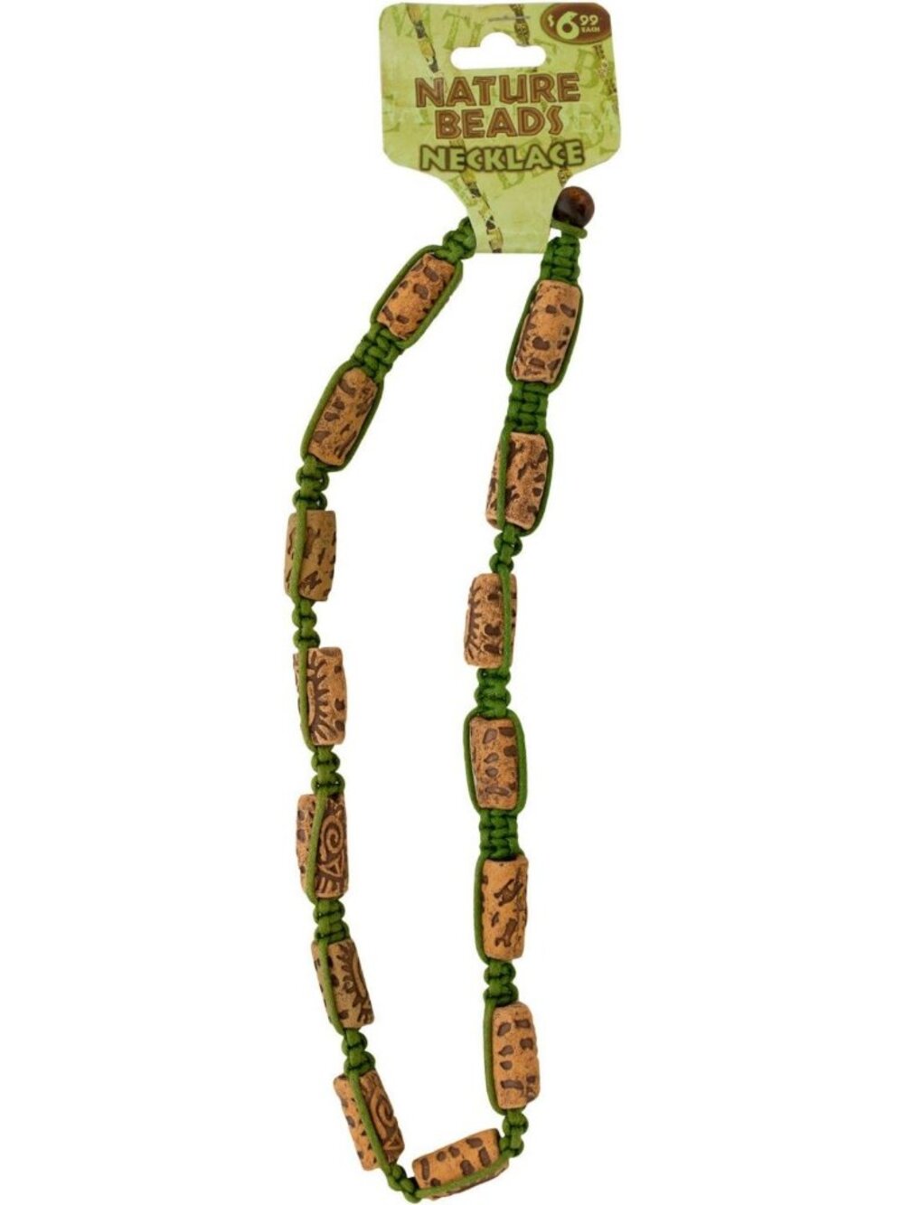 Nature-Inspired Ceramic Beaded Macrame Necklace | Boho Chic Jewelry Accessory